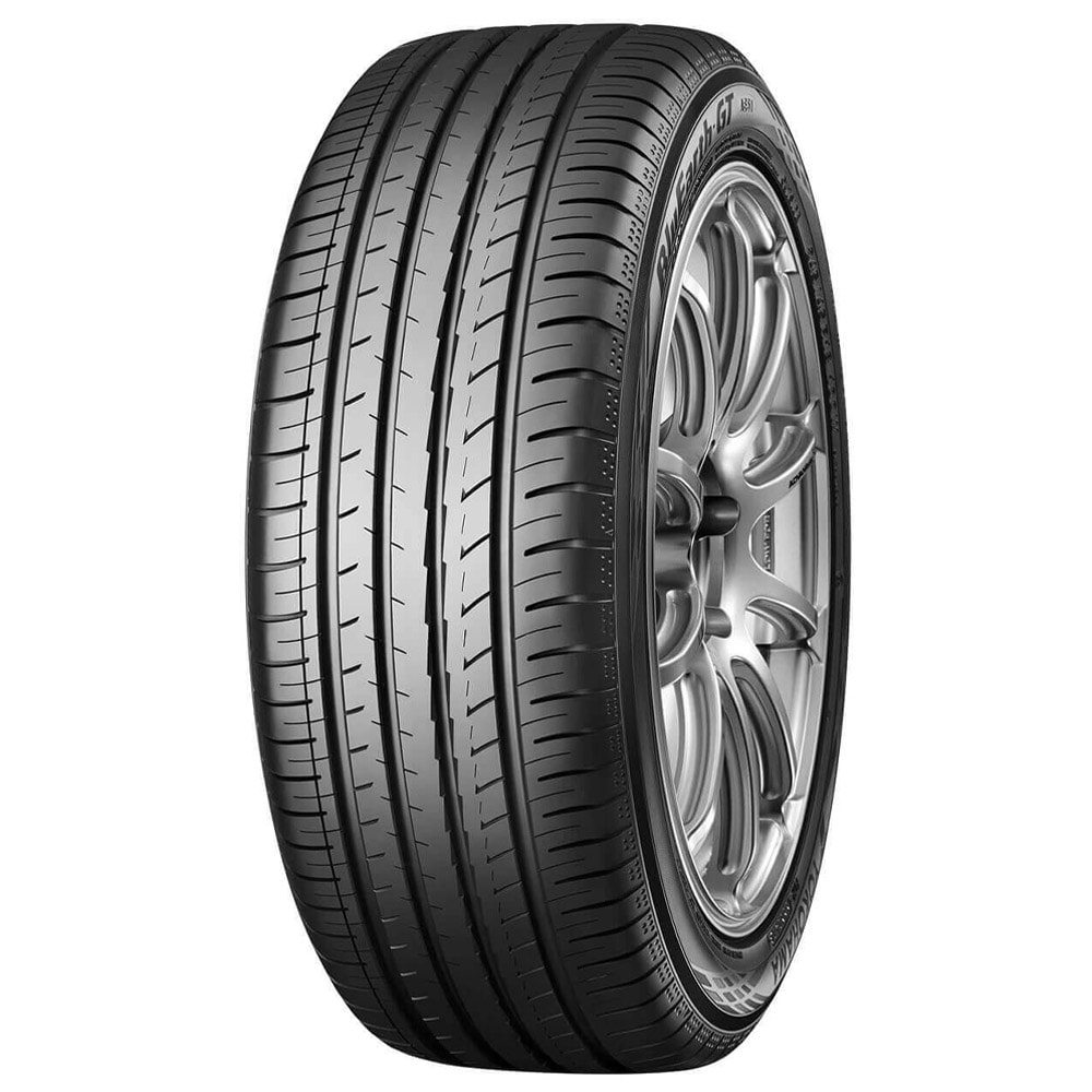 YOKOHAMA BluEarth-GT 225/45R18 18インチ 夏タイヤ 4本 21年製 バリ溝 クラウン レヴォーグ マークX プリウスα オデッセイ等　(KTJ632)クレジットカード QRコード決済可能 YOKOHAMA BluEarth GT 225/45R18 91W AE51 18インチ 新車外し 4本